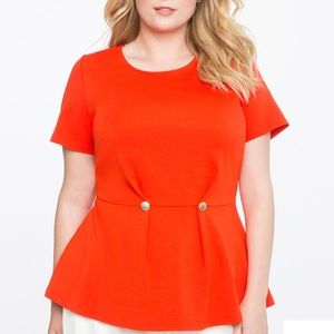 Eloquii Peplum Top